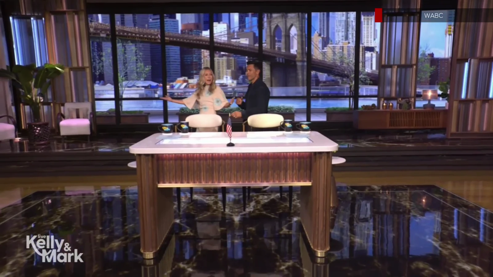 Live with Kelly and Mark studio graphics