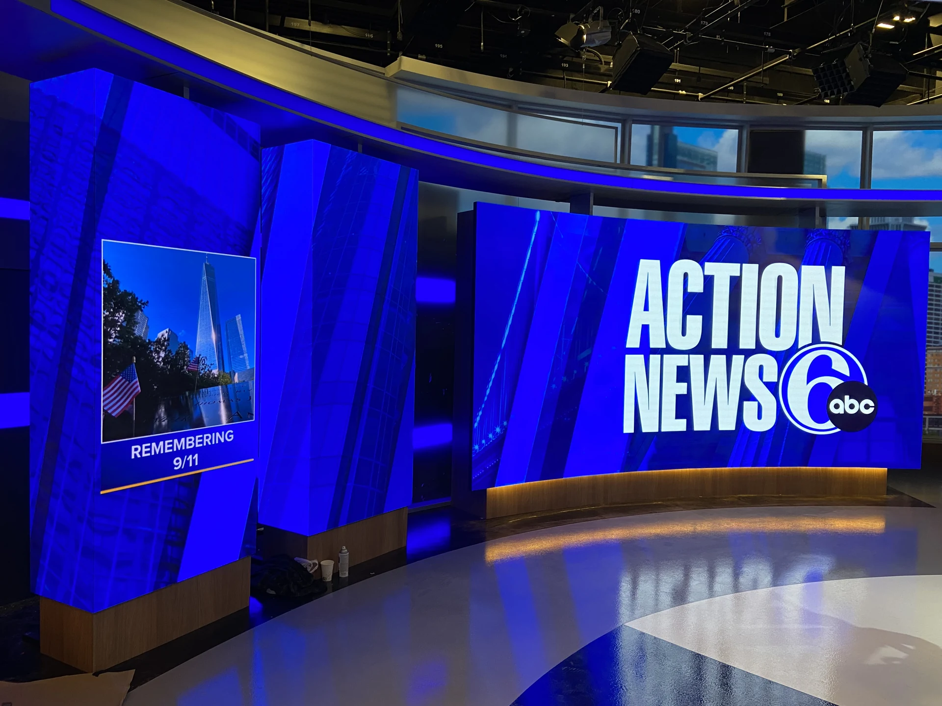 WPVI-TV studio graphics